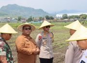 Polres Trenggalek Ikuti Launching Gugus Tugas Ketahanan Pangan