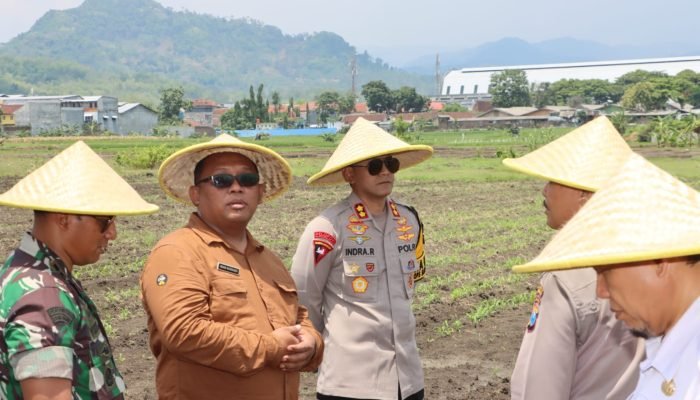 Polres Trenggalek Ikuti Launching Gugus Tugas Ketahanan Pangan