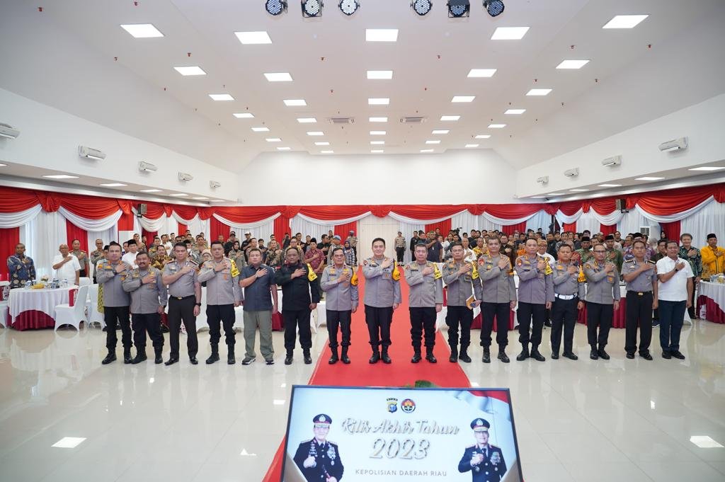 Rilis akhir tahun polda riau