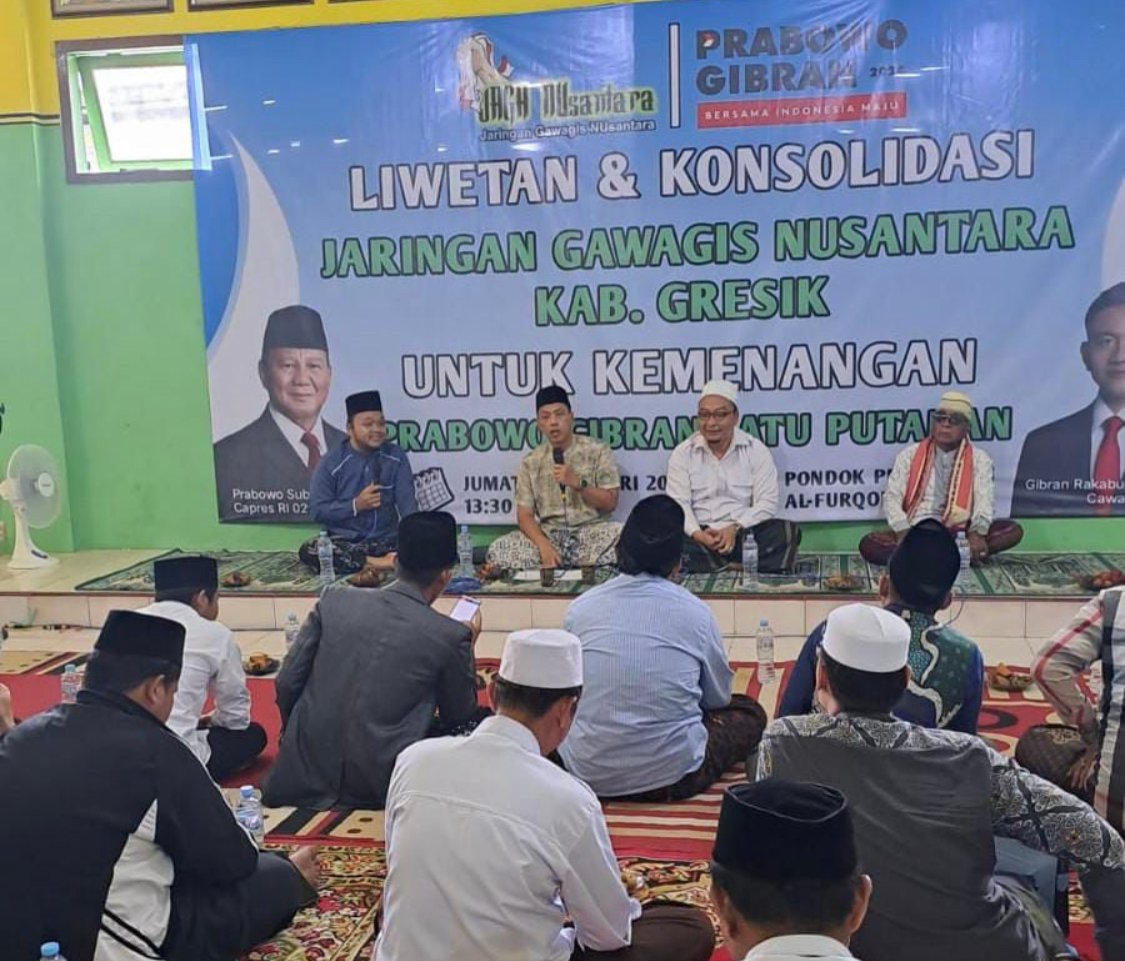 Perjuangkan Dana Abadi Pesantren, Jaringan Gawagis Nusantara di Gresik Dukung Prabowo-Gibran 1 IMG 0155