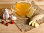 rebusan bawang putih dan jahe