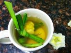 rebusan daun pandan dan jahe