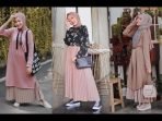 tunik rok plisket