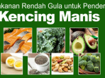 makanan rendah gula
