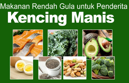 makanan rendah gula