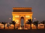 Replicas of Arc de Triomphe in Kediri East Java Indonesia Simpang Lima Gumul