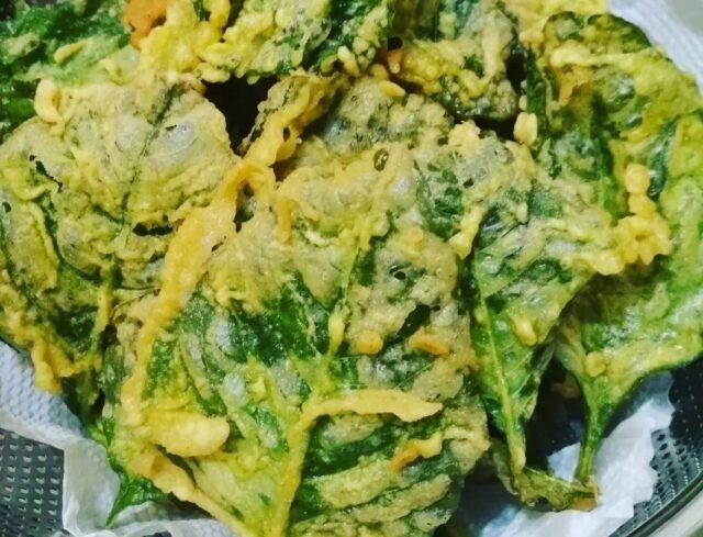 keripik bayam