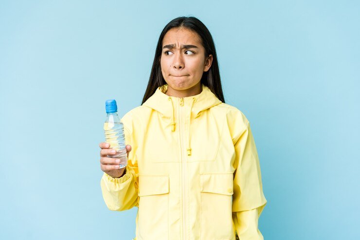 malas minum air putih