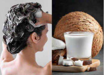 santan kara untuk rambut