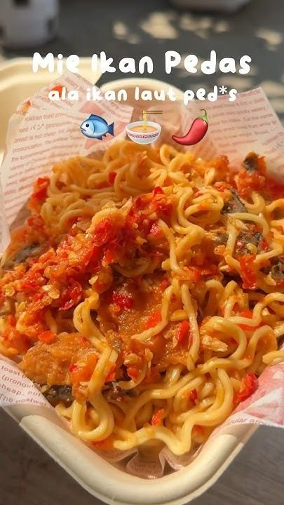mie ikan laut pedas