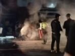bus terbakar