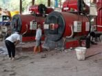 Insinerator untuk TPA di Desa Tlekung, untuk menangani sampah di wilayah Kota Batu. (Foto: P. Priyono)