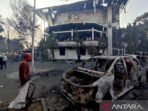 dprd mks usai terbakar drw