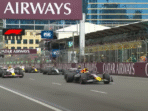 Verstappen melaju kencang selepas start