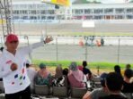 Penulis saat berada di Sirkuit Mandalika pada 2021 silam.