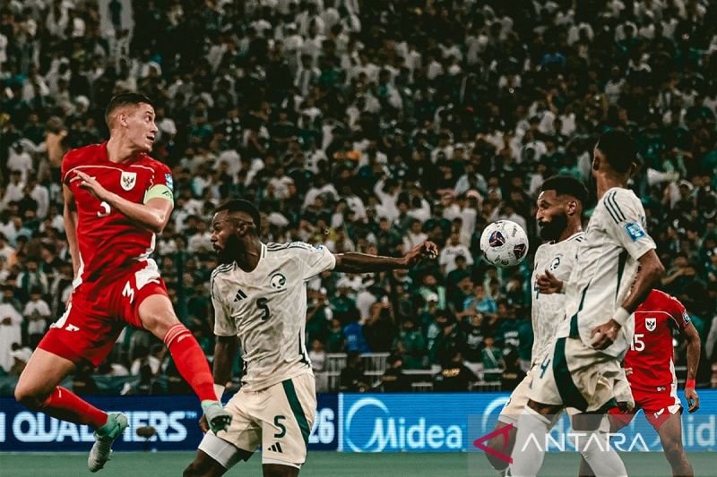 Timnas Indonesia dikalahkan Arab Saudi 09102025 PSSI 2 1