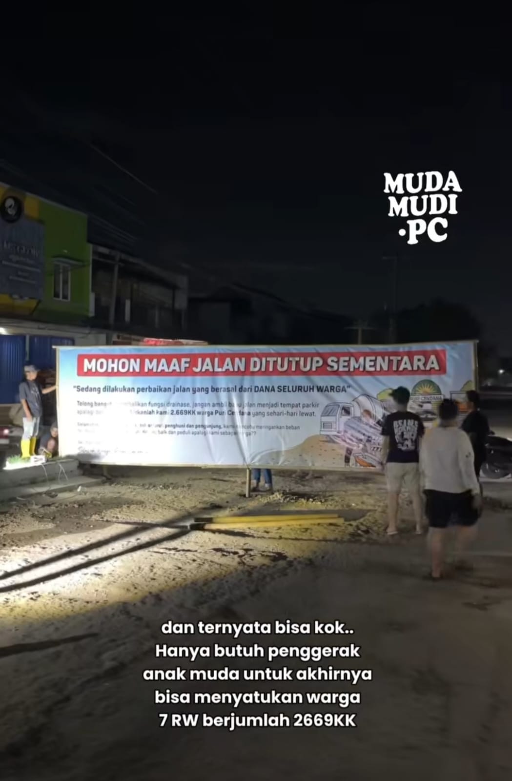Janji Tinggal Janji, Warga Puri Cendana Tambun Selatan Bekasi Terpaksa Biayai Pengecoran Jalan Mandiri 2 IMG 20251130 WA0013