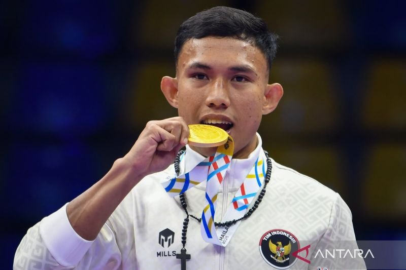 emas indonesia di kickboxing sea games 2025 2691544