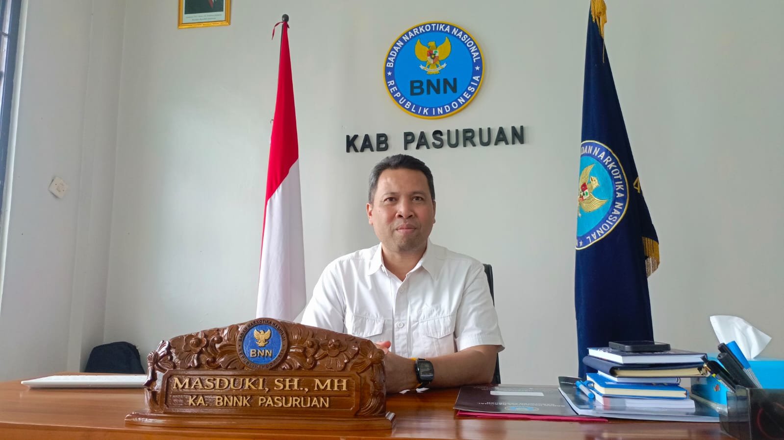 Masduki, Kepala BNNK Pasuruan