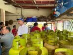 Tabung gas elpiji 3 kg di wilayah Blitar.