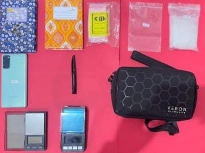 Barang bukti sabu yang berhasil diamankan Polres Pasuruan.
