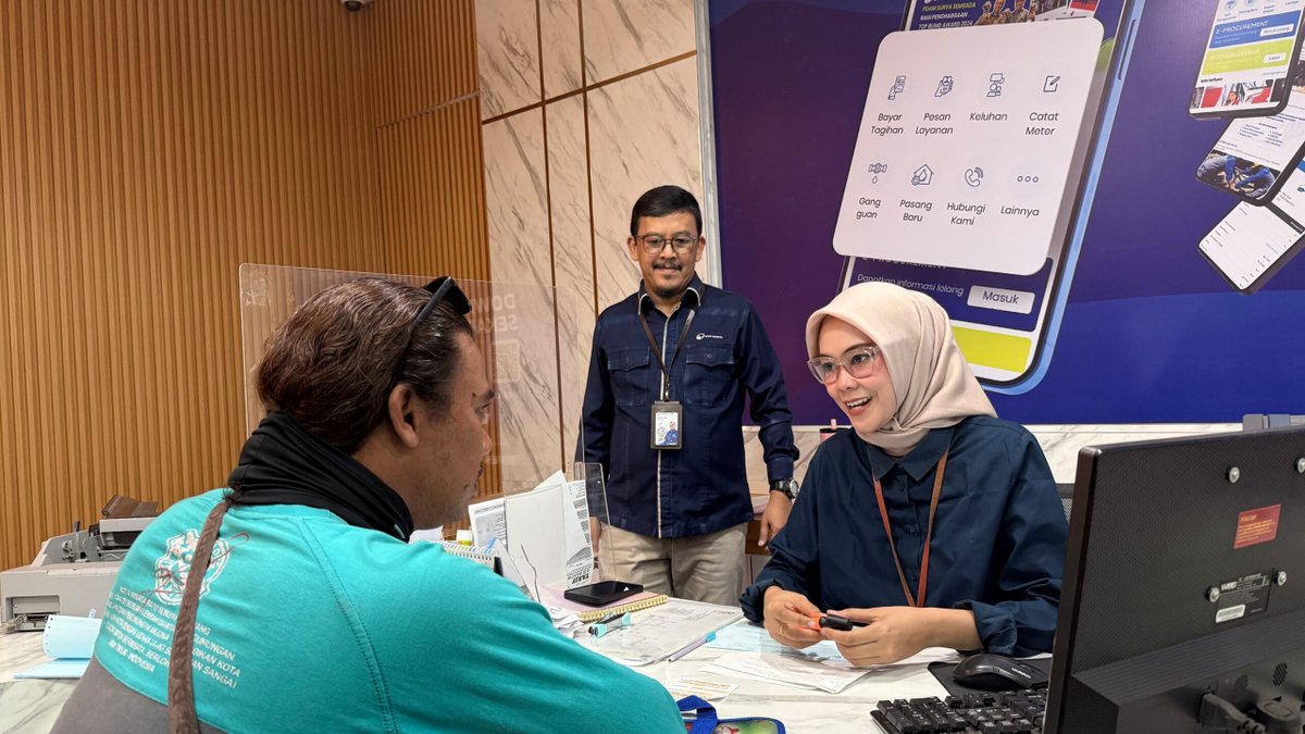 Pelayanan Perumda Air Minum Surya Sembada