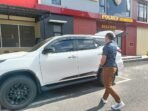 Fortuner barang bukti yang diamankan Satreskrim Polres Jember.