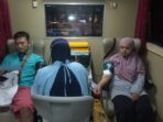 Donor darah di Masjid Al Baitul Amin Jember.