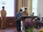 Penandatangan RKPD tahun 2027 oleh ketua DPRD Pasuruan Samsul Hidayat.