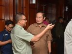 Bupati Lamongan Yuhronur Efendi menghadiri rapar koordinasi bersama Menteri Pertanian RI.