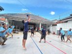 Ajang olahraga Warga Binaan di Rutan Gresik.