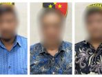 Ketiga tersangka diamankan Unit Resmob Satreskrim Polres Gresik.