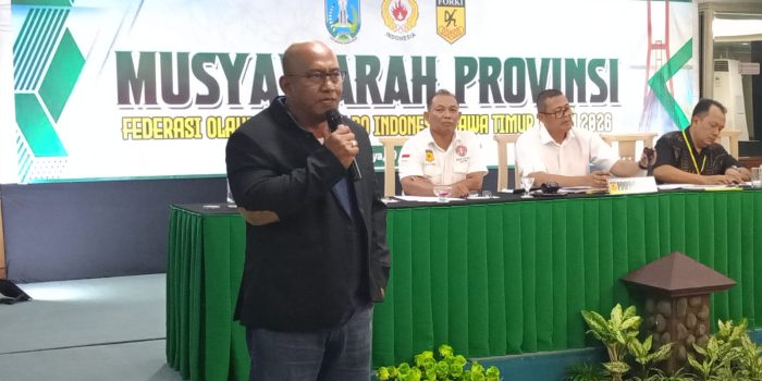 Johannes Koento Pimpin FORKI Jatim 2026-2030. (Istimewa)