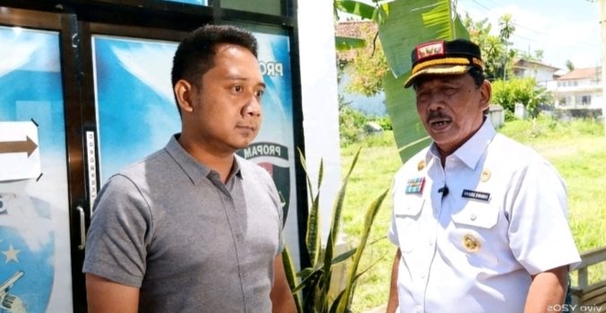 Bupati Marhaen Djumadi (kanan) dan Andaru Wiyogo (kiri) terkait kasus skandal di Nganjuk