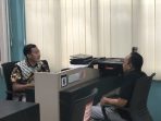 Kepala BKPSDM Pemkab Gresik Agung Endro Dwi Setyo Utomo melapor ke Polres Gresik.