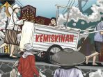 Ilustrasi kemiskinan.