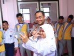 Suasana haru dan penuh kehangatan menyelimuti SLB Kemala Bhayangkari 2 Gresik saat Kapolres Gresik AKBP Ramadhan Nasution.