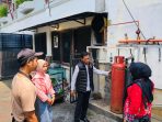 Pengecekan gas LPG oleh Polres Blitar Kota. (Calvin BT)