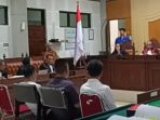 Suasana sidang kasus "dana siluman" dugaan gratifikasi anggota DPRD NTB di Pengadilan Tipikor Mataram.