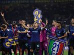 Pemain Inter Milan merayakan gelar Serie A ke-21.