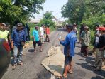 Korban sebelum dievakuasi.