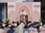 Kapolres Lamongan AKBP Arif Fazlurrahman memberikan sambutan dalam kegiatan Salat Idul Adha.