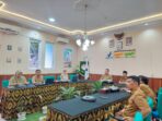 Rapat koordinasi bersama BBPOM di Mataram dengan Dinas Ketahanan Pangan (DKP) Kota Mataram, Selasa (5/5).
