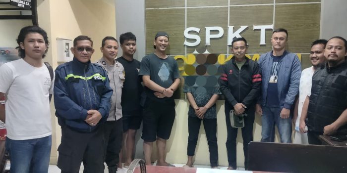 Pelaku saat dimankan oleh polisi. (Foto: Ist) Pelaku saat dimankan oleh polisi. (Foto: Ist)