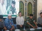 Sekda NTB Abul Chair saat kegiatan soft launching aplikasi My LPTQ NTB.