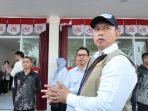 Dirut Bulog Ahmad Rizal Ramdhani saat peresmian Koperasi Merah Putih.