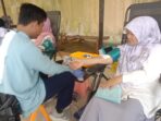 Kegiatan donor darah di FTP Unej. (Ist)