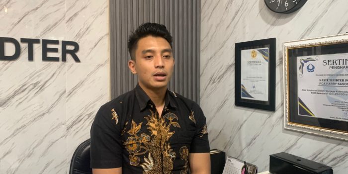 Kanit Tipidter Satreskrim Polres Jember, Ipda Harry Sasono. (Aji)