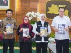 Gubernur Jawa Timur Khofifah Indar Parawansa membangun kolaborasi dan sinergi dengan Badan Riset dan Inovasi Nasional (BRIN). (Istimewa)
