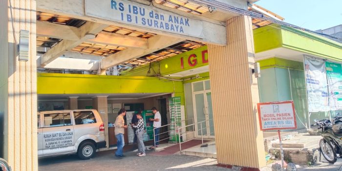 Kondisi RS IBI Dupak Surabaya. (Sugiantoro)